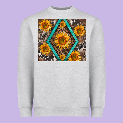 Sunflower Tumbler Heavyweight Sweatshirt Designed By Barkaloodesign
