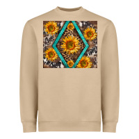 Mushroom sunflower tumbler Heavyweight Sweatshirt - BarkalooDesign