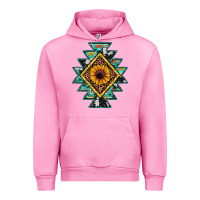 Fuchsia Pink aztec leopard sunflower Urban Hoodie - JahusDesignShop