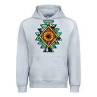 Heather Grey aztec leopard sunflower Urban Hoodie - JahusDesignShop
