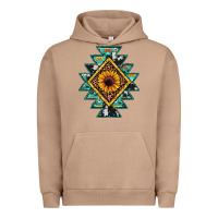Pigment Burro aztec leopard sunflower Urban Hoodie - JahusDesignShop