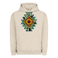 Pigment French Oak aztec leopard sunflower Urban Hoodie - JahusDesignShop