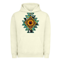 Pigment Pistachio aztec leopard sunflower Urban Hoodie - JahusDesignShop
