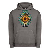 Pigment Tornado aztec leopard sunflower Urban Hoodie - JahusDesignShop