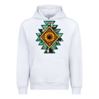 White aztec leopard sunflower Urban Hoodie - JahusDesignShop