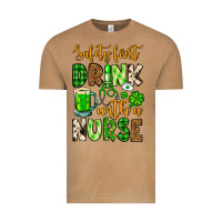 Vintage Camel St. Patrick's Safety first drink with a Nurse Vintage Tee - OliviaCreatesArt