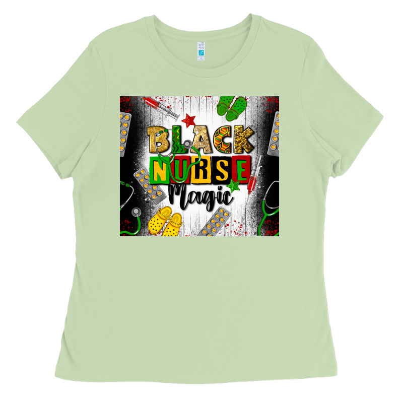 Black Nurse Magic Ladies Tee by CowGirlArtShop | Teevron