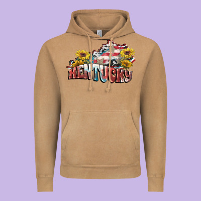 Kentucky 4th Of July Vintage Hoodie Designed By Fadigitalartstudio
