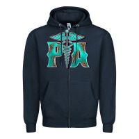 Navy physician medical symbol assistant nurse Zipper Hoodie - BarkalooDesign