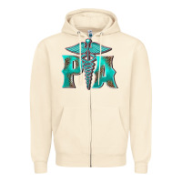 Sandshell physician medical symbol assistant nurse Zipper Hoodie - BarkalooDesign