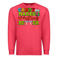 Cardinal candy makes everything better Premium Sweatshirt - AdoDesignShop