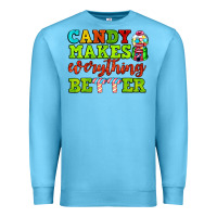 Ocean Blue candy makes everything better Premium Sweatshirt - AdoDesignShop