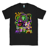 Black mardi gras gnomies truck Classic Tee - CowGirlArtShop