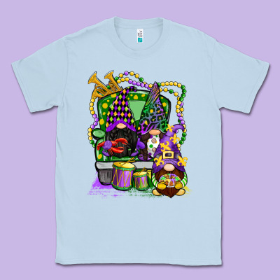 Mardi Gras Gnomies Truck Classic Tee Designed By Cowgirlartshop