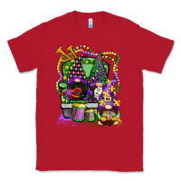 Red mardi gras gnomies truck Classic Tee - CowGirlArtShop