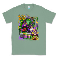 Sage mardi gras gnomies truck Classic Tee - CowGirlArtShop