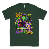 Sports Green mardi gras gnomies truck Classic Tee - CowGirlArtShop