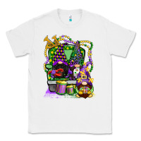 White mardi gras gnomies truck Classic Tee - CowGirlArtShop