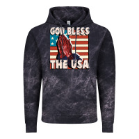 Cloud Black God Bless the USA Vintage Hoodie - FaDigitalArtStudio
