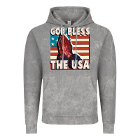 Cloud Rock God Bless the USA Vintage Hoodie - FaDigitalArtStudio