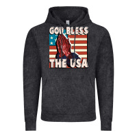 Vintage Black God Bless the USA Vintage Hoodie - FaDigitalArtStudio