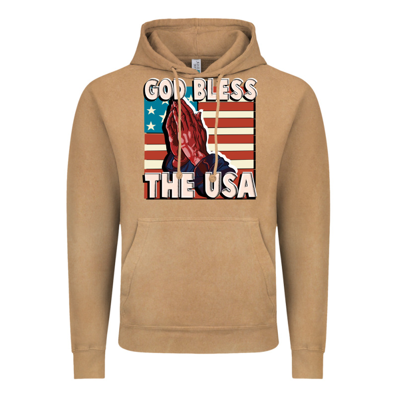 God Bless The Usa Vintage Hoodie by FaDigitalArtStudio | Teevron