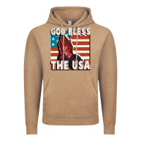Vintage Coffee God Bless the USA Vintage Hoodie - FaDigitalArtStudio