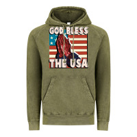 Vintage Olive God Bless the USA Vintage Hoodie - FaDigitalArtStudio