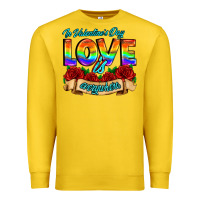 Lemon in valentines day love is everywhere Premium Sweatshirt - AdoDesignShop