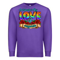 Purple in valentines day love is everywhere Premium Sweatshirt - AdoDesignShop