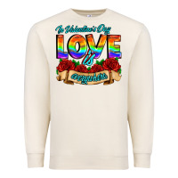 Sandshell in valentines day love is everywhere Premium Sweatshirt - AdoDesignShop