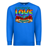 True Royal in valentines day love is everywhere Premium Sweatshirt - AdoDesignShop