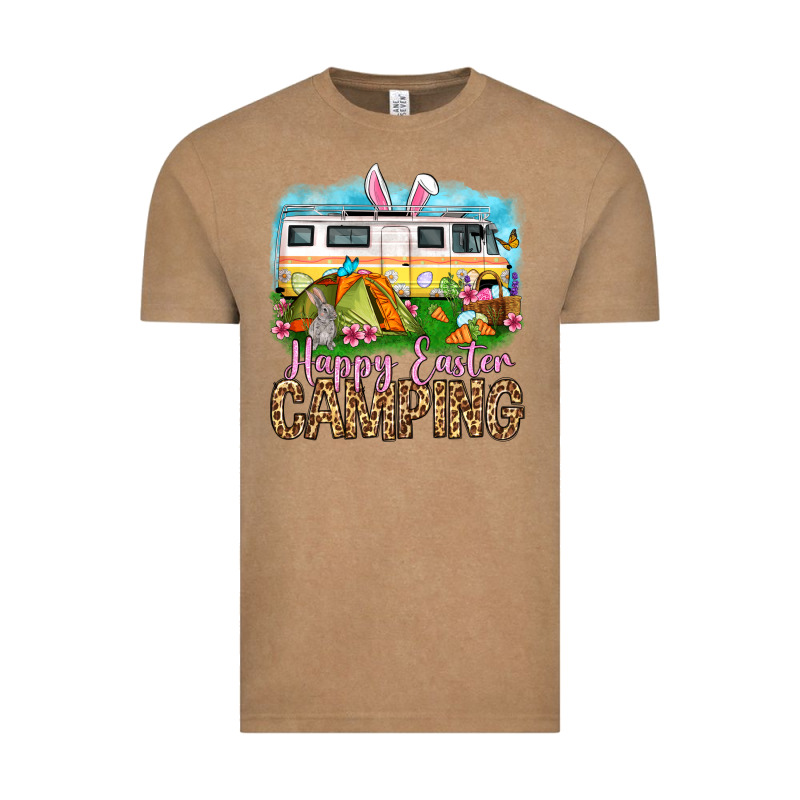 Happy Easter Camping Vintage Tee by OliviaCreatesArt | Teevron