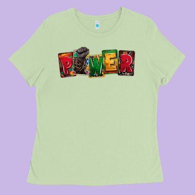 Black Power Black History Black Lives Matter Junet Ladies Tee Designed By Cowgirlartshop