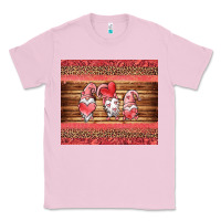 Bubblegum Pink valentines day gnomes leopard Classic Tee - Jasminsmagicworld
