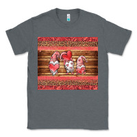 Charcoal Heather valentines day gnomes leopard Classic Tee - Jasminsmagicworld