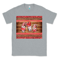 Heather Grey valentines day gnomes leopard Classic Tee - Jasminsmagicworld