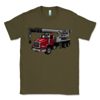 Army Green crane truck Classic Tee - Artiststas