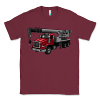 Burgundy crane truck Classic Tee - Artiststas