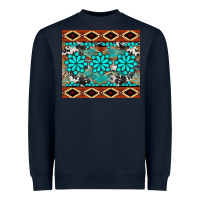 Navy gemstone tumbler Heavyweight Sweatshirt - BarkalooDesign