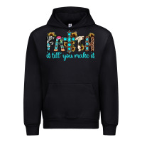 Black faith it till you make it Urban Hoodie - JahusDesignShop