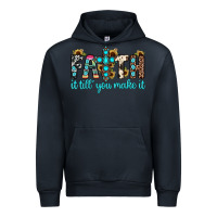 Navy faith it till you make it Urban Hoodie - JahusDesignShop