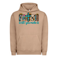 Pigment Burro faith it till you make it Urban Hoodie - JahusDesignShop