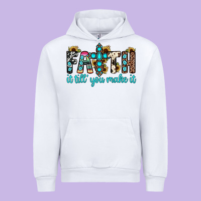 Faith It Till You Make It Urban Hoodie Designed By Jahusdesignshop