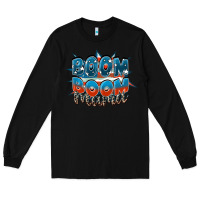 Black Boom boom Mama Mother's Day Long Sleeve Tee - FaDigitalArtStudio