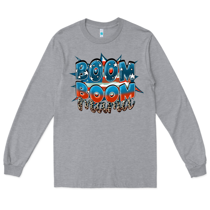 Boom Boom Mama Mother's Day Long Sleeve Tee by FaDigitalArtStudio | Teevron