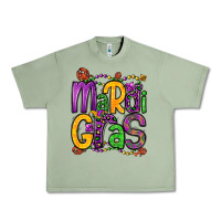 Oil Green mardi gras Urban Heavy Tee - OliviaCreatesArt