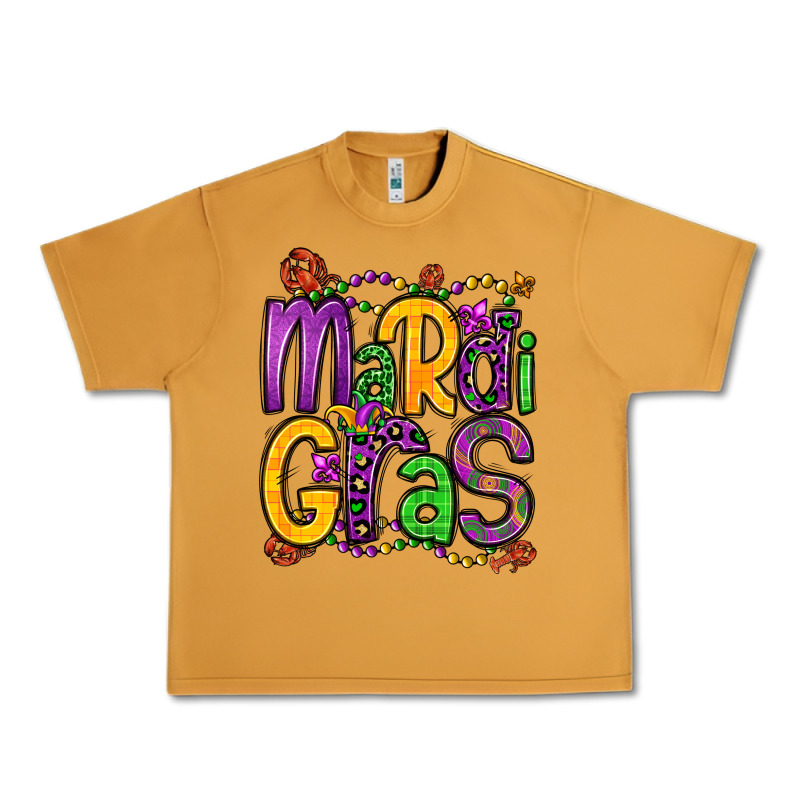 Mardi Gras Urban Heavy Tee by OliviaCreatesArt | Teevron