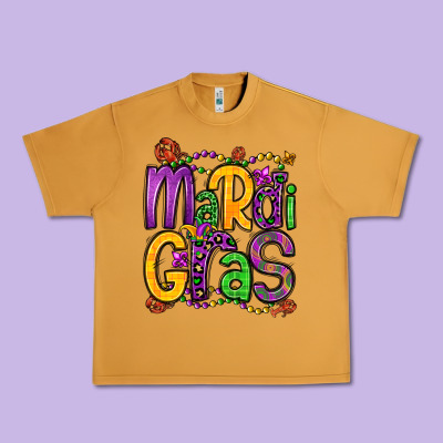 Mardi Gras Urban Heavy Tee Designed By Oliviacreatesart