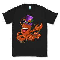 Black mardi gras crawfish Classic Tee - CowGirlArtShop